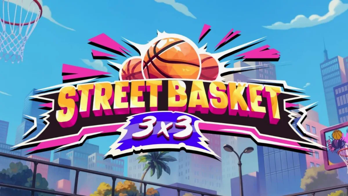 Street Basket 3×3 স্লট গেমের আরবান বাস্কেটবল থিমযুক্ত ইন্টারফেস